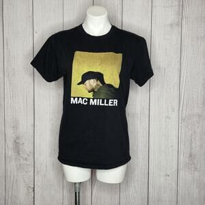 Mac Miller 2018 Tour Graphic Black T-Shirt, sz Medium